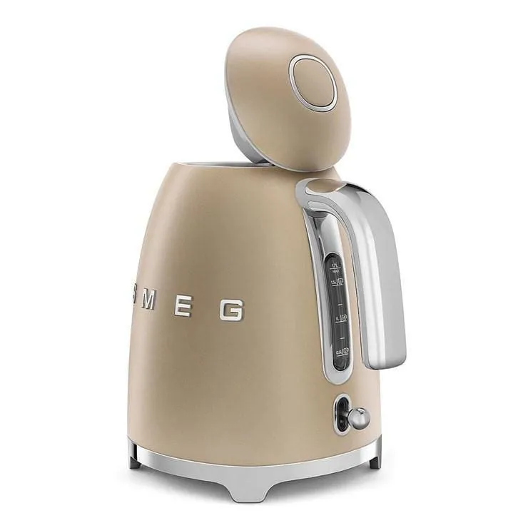 Smeg Jug Kettle 1.7L Matt Champagne