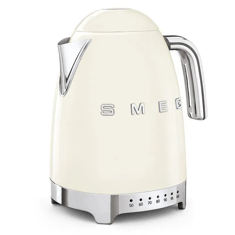 Smeg Jug Kettle 1.7L Variable Temperature Cream