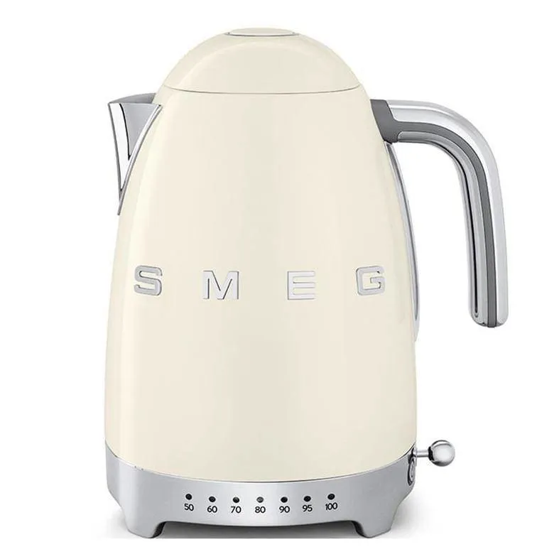 Smeg Jug Kettle 1.7L Variable Temperature Cream