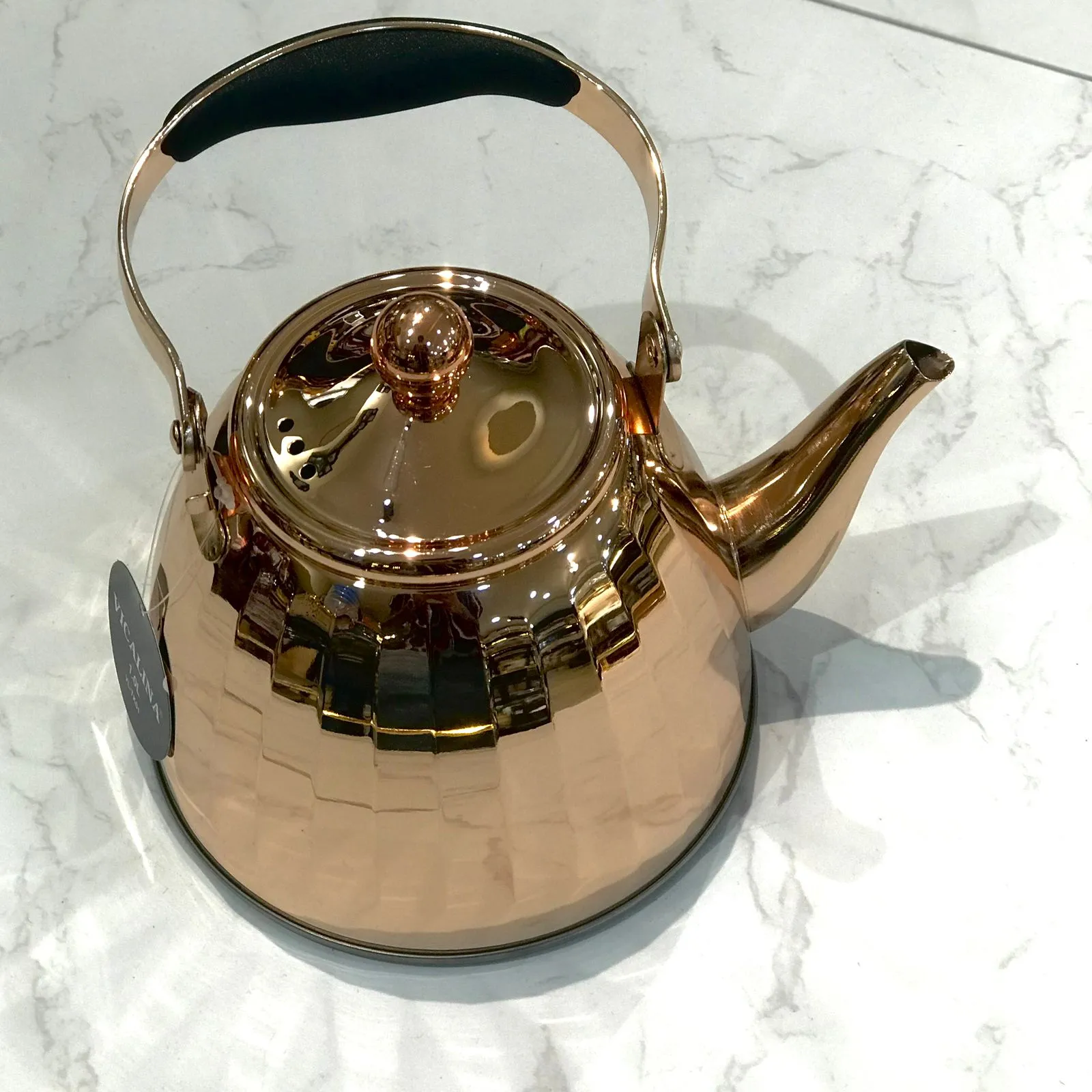 Stainless Steel Kettle Copper (1Litre)