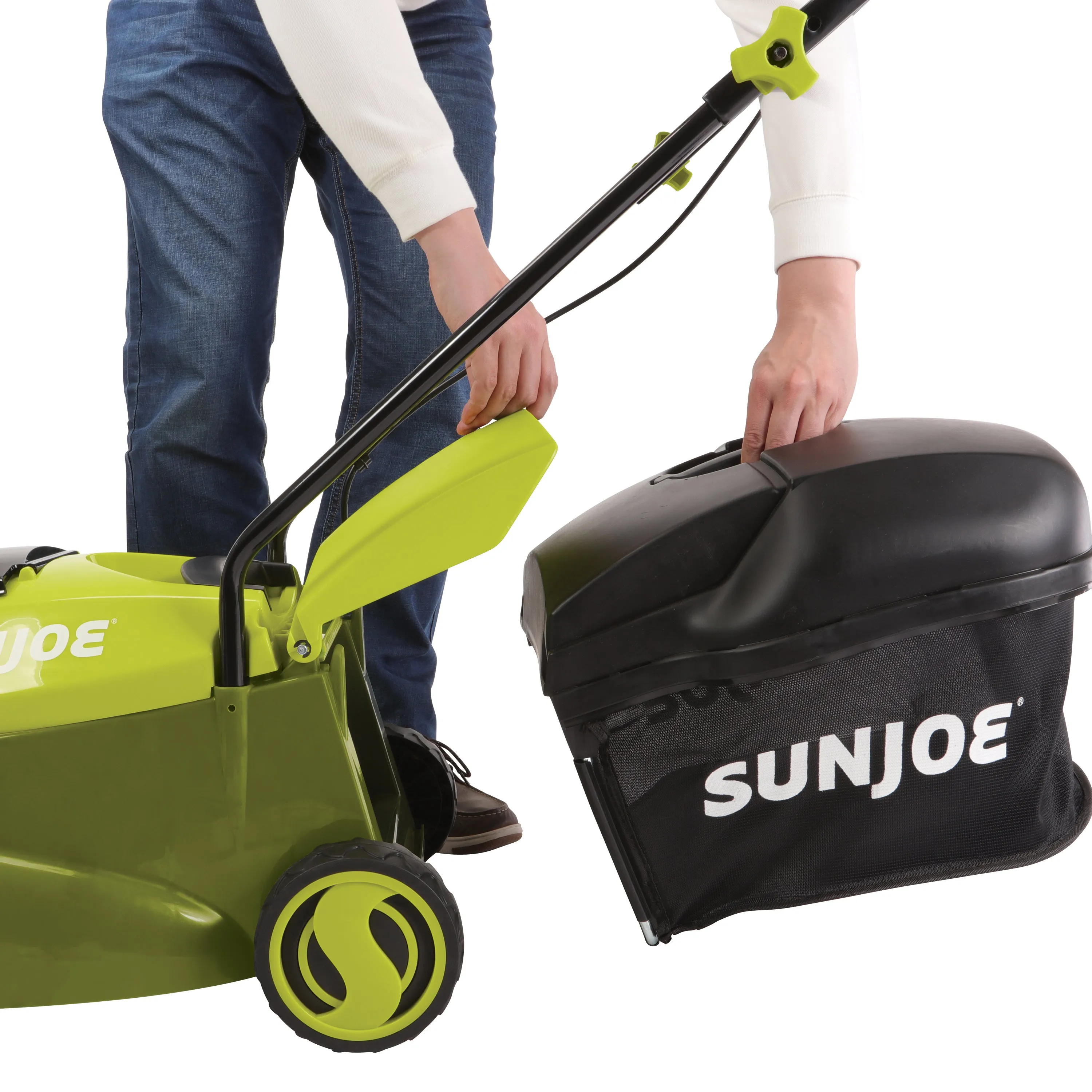 Sun Joe 24V-LAWN-BDL 24-Volt iON  Lawn Care Bundle | W/ Cordless Lawn Mower Kit and Stringless Lawn Trimmer