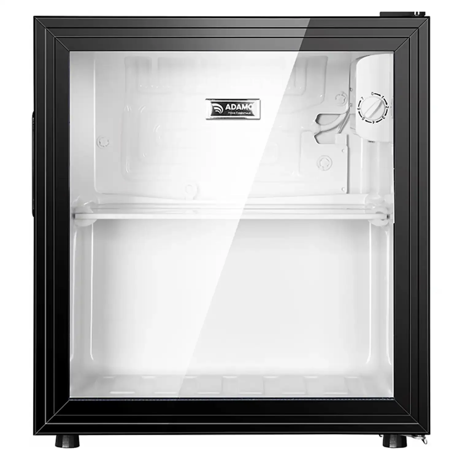 Table Top Fridge with Glass Door - Black