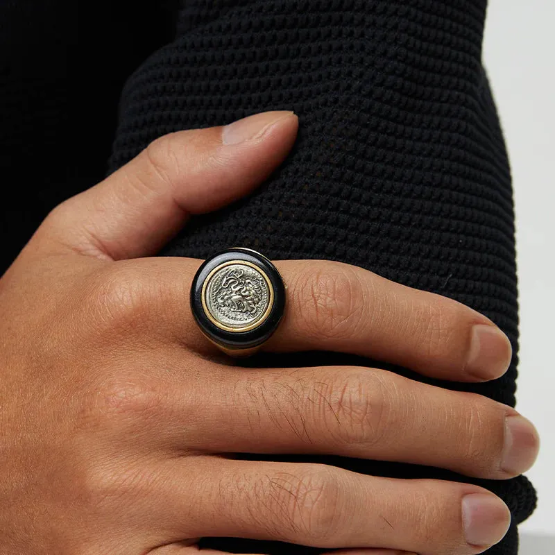 totwoo MEET Zeus Greek Coin Smart Ring