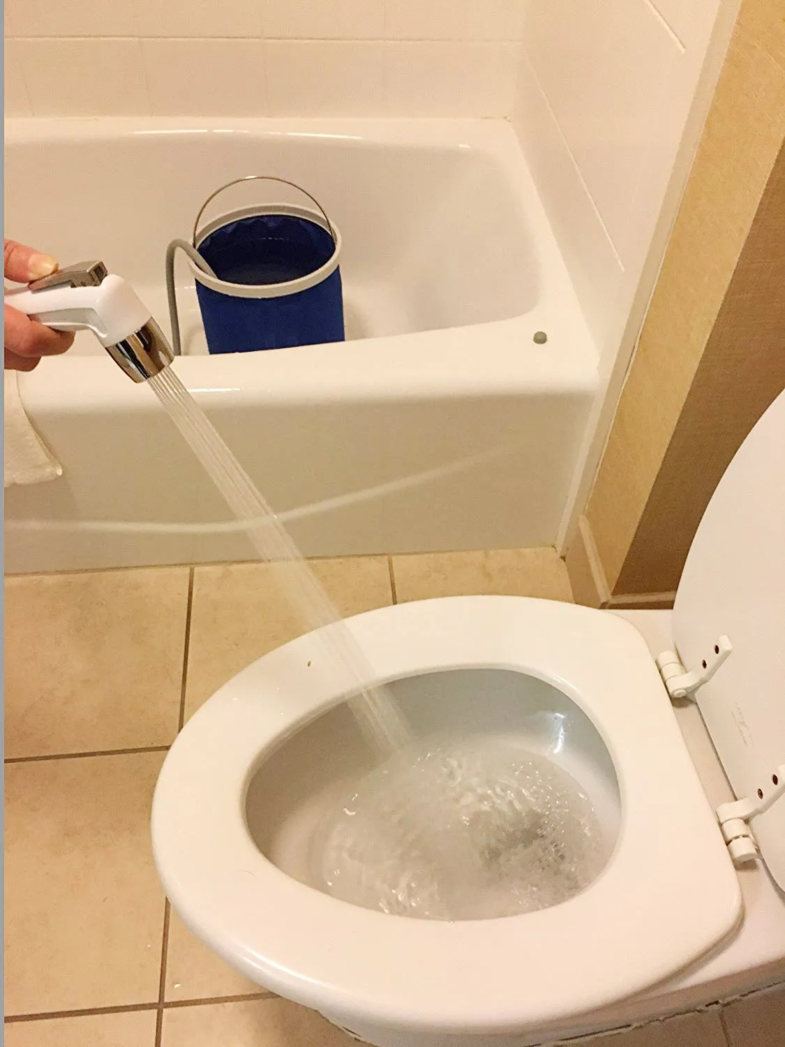 Travel Electric Portable Bidet Handheld Battery Water Sprayer