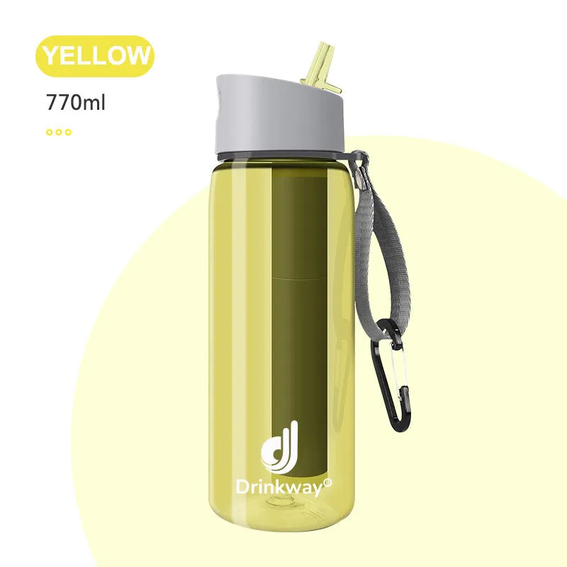 Wild Survival Direct Drinking Filter Kettle Travel Sports Portable Easy Water Purifier