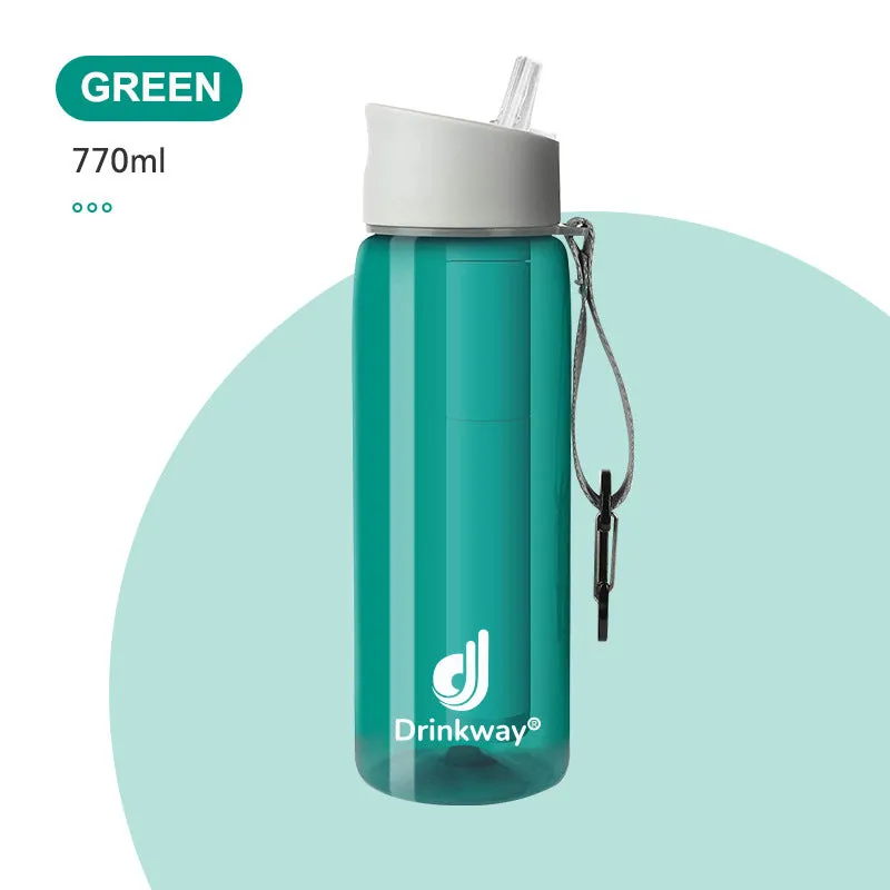 Wild Survival Direct Drinking Filter Kettle Travel Sports Portable Easy Water Purifier