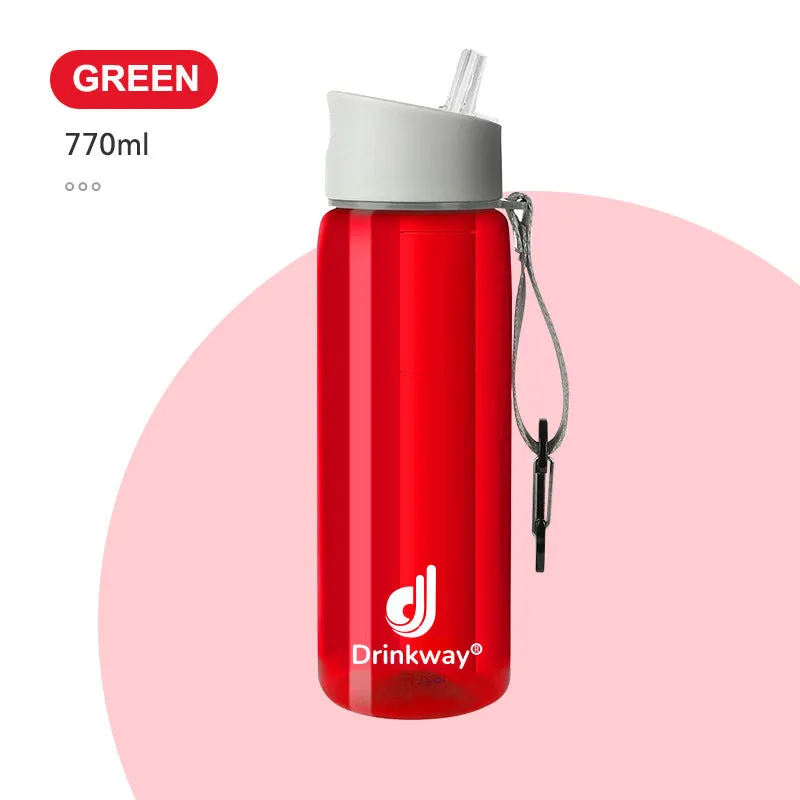 Wild Survival Direct Drinking Filter Kettle Travel Sports Portable Easy Water Purifier